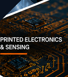 Printed circuit board with conductive traces — printed electronics and sensing